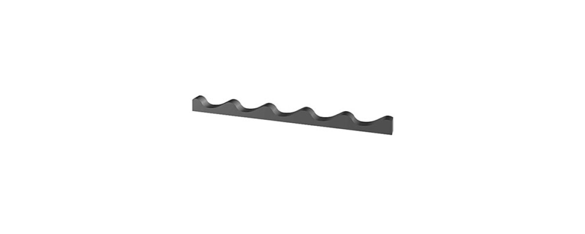 Dichtungsschwammprofil für Stahlplatten