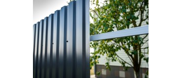 Zaun und Sichtschutz Komplettes-Trapezblechsystem -  Höhe 1,2 Meter - 2,5 Meter